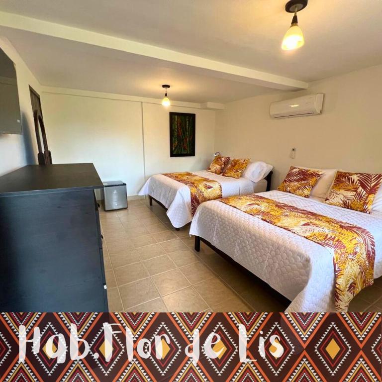 El Ensueño Ecohostal & Glamping - Double Room with Two Double Beds - 7