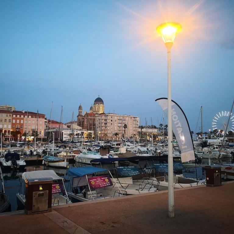 Fréjus Plage Paradis T1 cabine clim terrasse Wi-Fi - Apartment mit 1 Schlafzimmer - 15