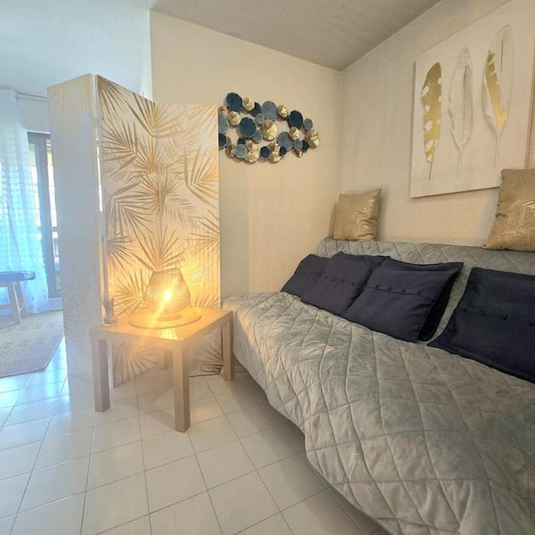 Fréjus Plage Paradis T1 cabine clim terrasse Wi-Fi - Apartment mit 1 Schlafzimmer - 28