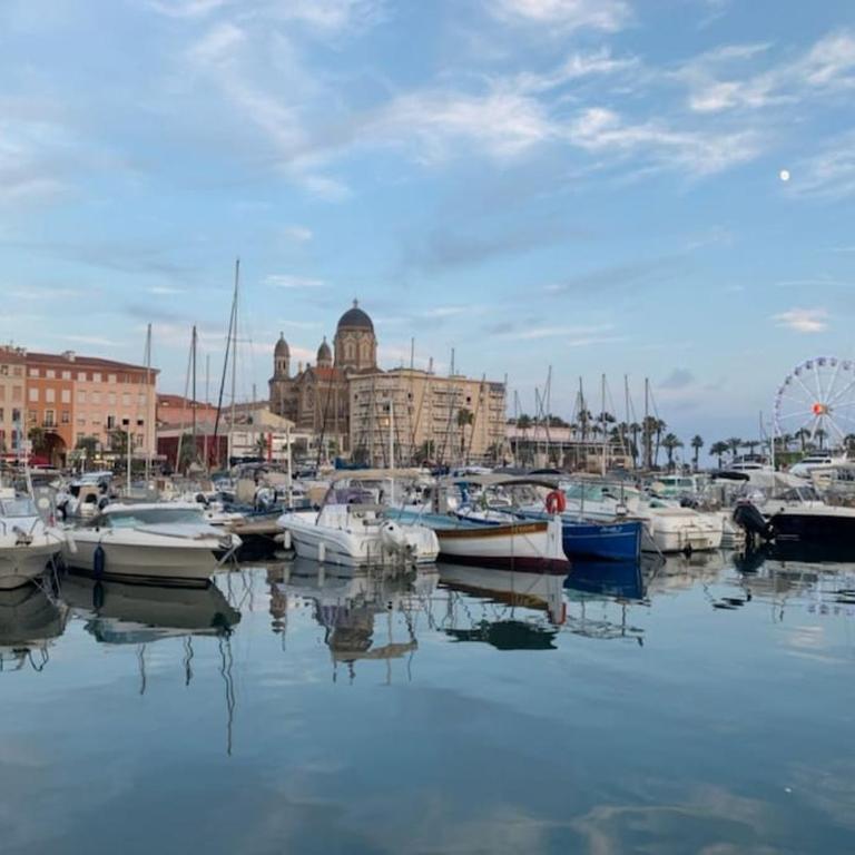 Fréjus Plage Paradis T1 cabine clim terrasse Wi-Fi - Apartment mit 1 Schlafzimmer - 29