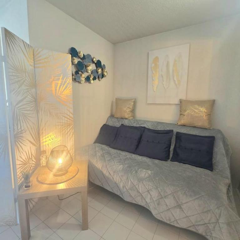 Fréjus Plage Paradis T1 cabine clim terrasse Wi-Fi - Apartment mit 1 Schlafzimmer - 35
