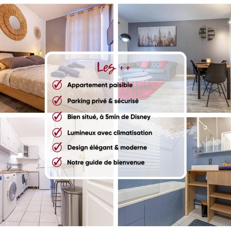 Appartement équipé proche de Disneyland - Appartamento con 1 Camera da Letto - 31