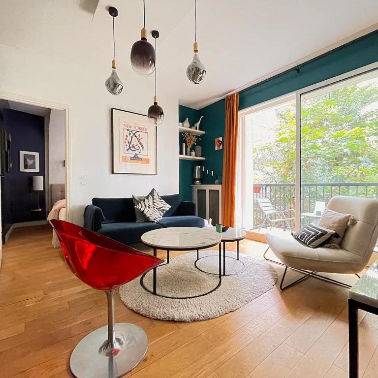 Superbe Appartement côté Jardin - Appartement 1 Chambre de Luxe - Vue sur Jardin - 1