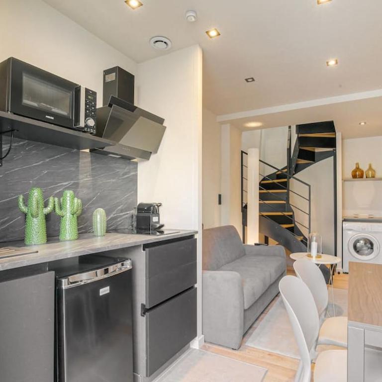 Studio moderne et équipé en duplex, Villeurbanne - One-Bedroom Apartment - 2