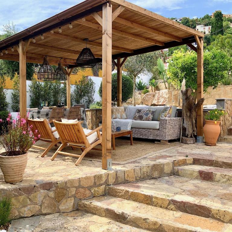Villa Marlena, Calonge, Costa Brava,1 luxe private studio-appartement with private pool in quiet area, adults only, Catalonia, Spain - Habitación Deluxe - 1 cama grande - 10