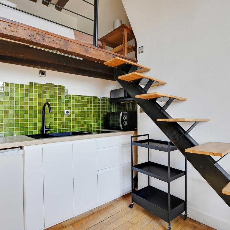 Modern flat - 1BD-4P - Arts et Métiers - Appartement 1 Chambre - Vue sur Ville - 2