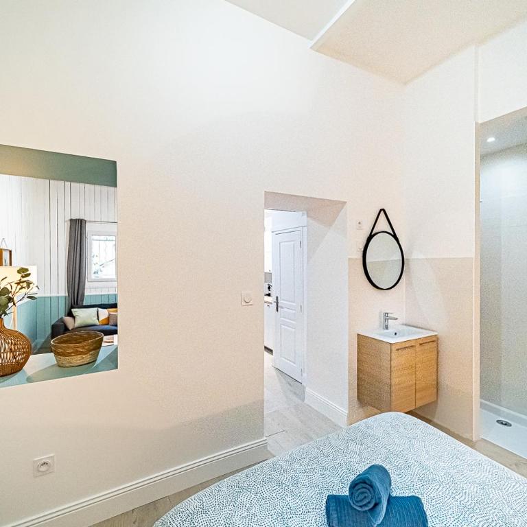"L'Eucalyptus" Joli T2 35m2 Clim Prox Gare Métro Tram - Apartamento de 1 dormitorio - 9