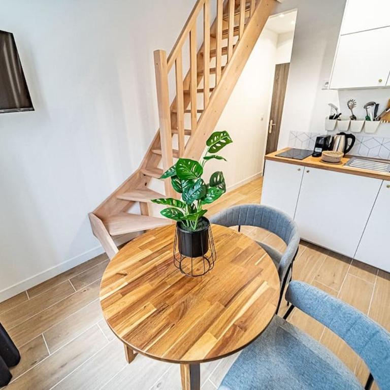 "Le Monstera" T1 20m2 Duplex Clim Prox Gare Métro - One-Bedroom Apartment - 11