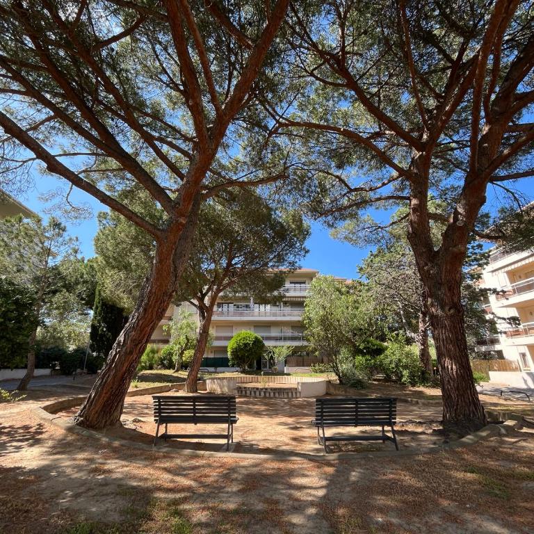 Grand Studio rez de jardin avec parking à 5 min à pieds de la mer et commerces - Appartement 1 Chambre - 25