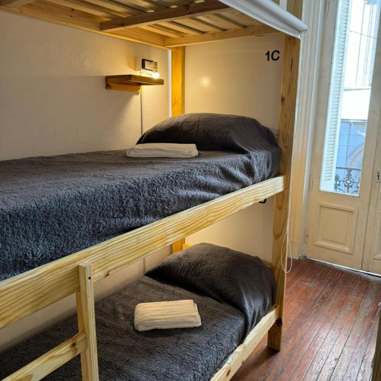 Hostel Beta Obelisco - Cama en habitación compartida masculina de 4 camas - 8