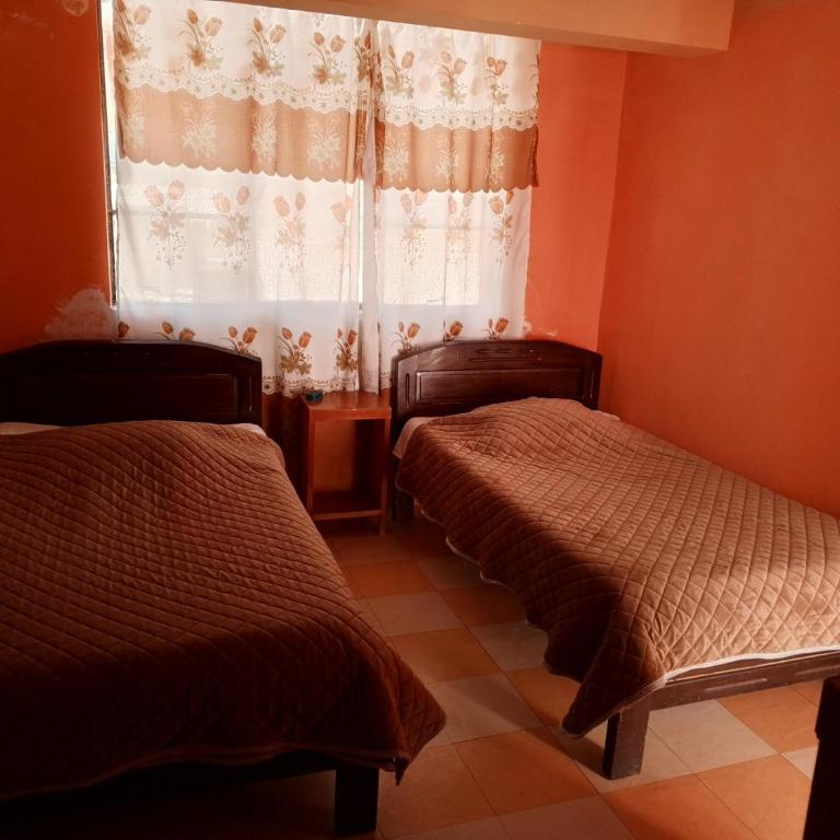 Puerto Alegre Copacabana - Habitación Doble con baño - 2 camas - 4