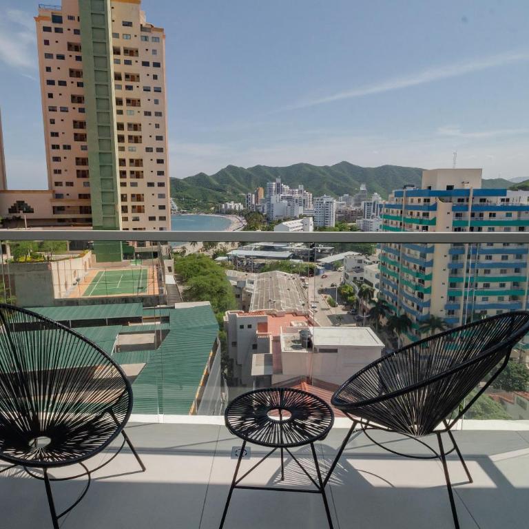 2BR con vista exclusiva en SMT - Apartamento Deluxe de 2 dormitorios con balcón - 15