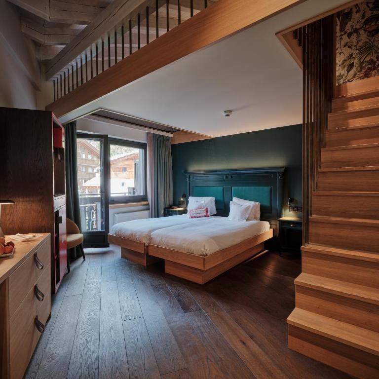National Zermatt - Matterhorn Views, Sunnegga Gateway & SPA - Mini Familienzimmer - 1