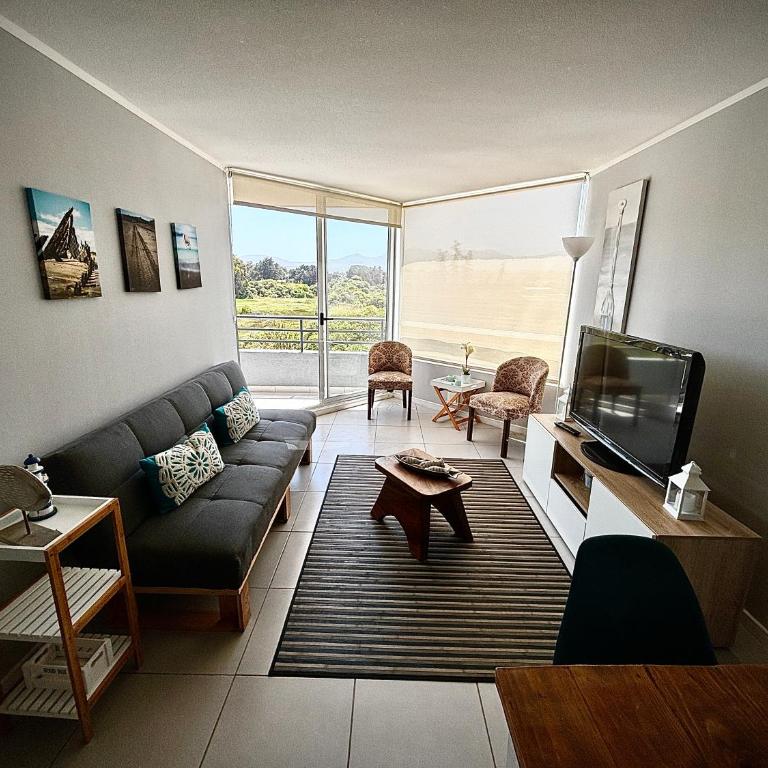 Departamento frente a la playa en Los Molles - Three-Bedroom Standard Apartment - 13