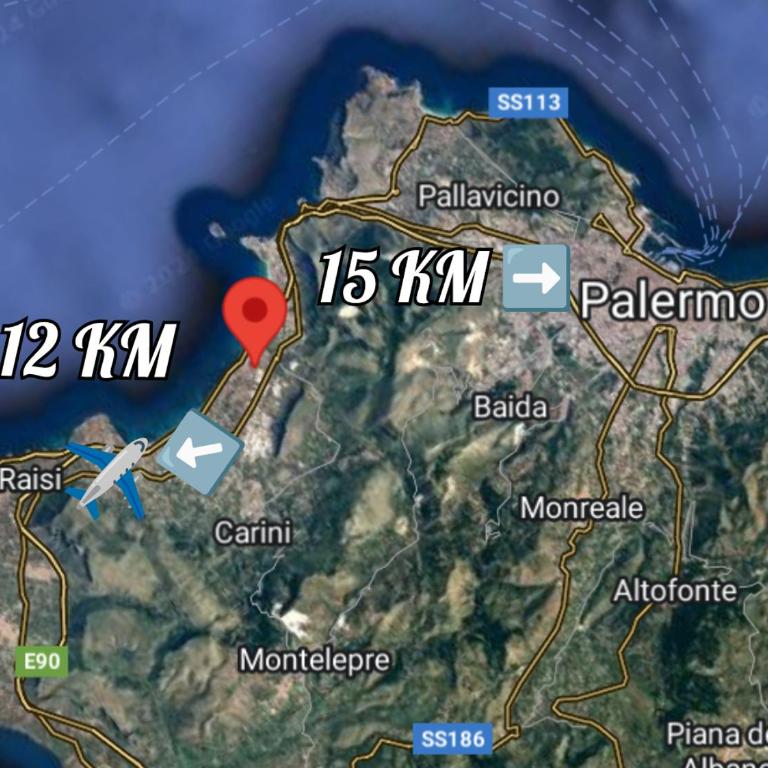 Ciachea Home Casa indipendente con parcheggio vicino Palermo e aeroporto - Ferienhaus mit 3 Schlafzimmern - 3