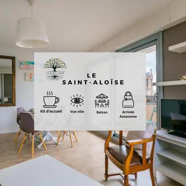 Le Saint Aloïse - Balcon, Vue à 10min du Centre - Apartamento - 8