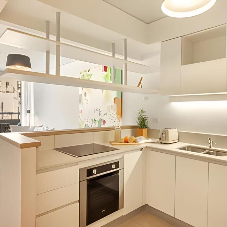 Cozy Apartment w/ Pool, Gym,24h Security & Parking - Deluxe One-Bedroom Apartment with Garden View - 13