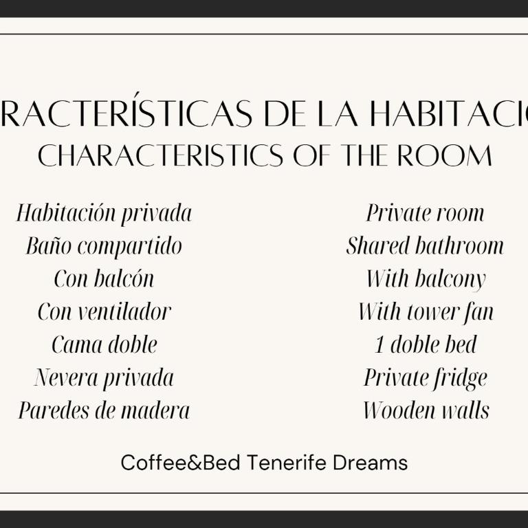 Tenerife Dreams Coffee&Bed - Habitación Doble con balcón - 6