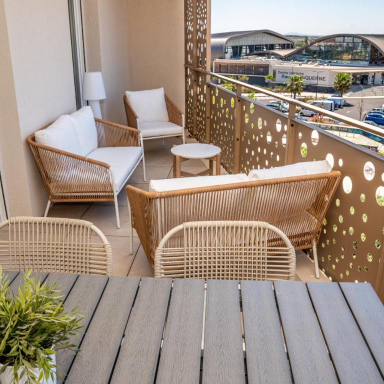 Sete, Thau Indigo B402 - Apartamento con terraza - 2