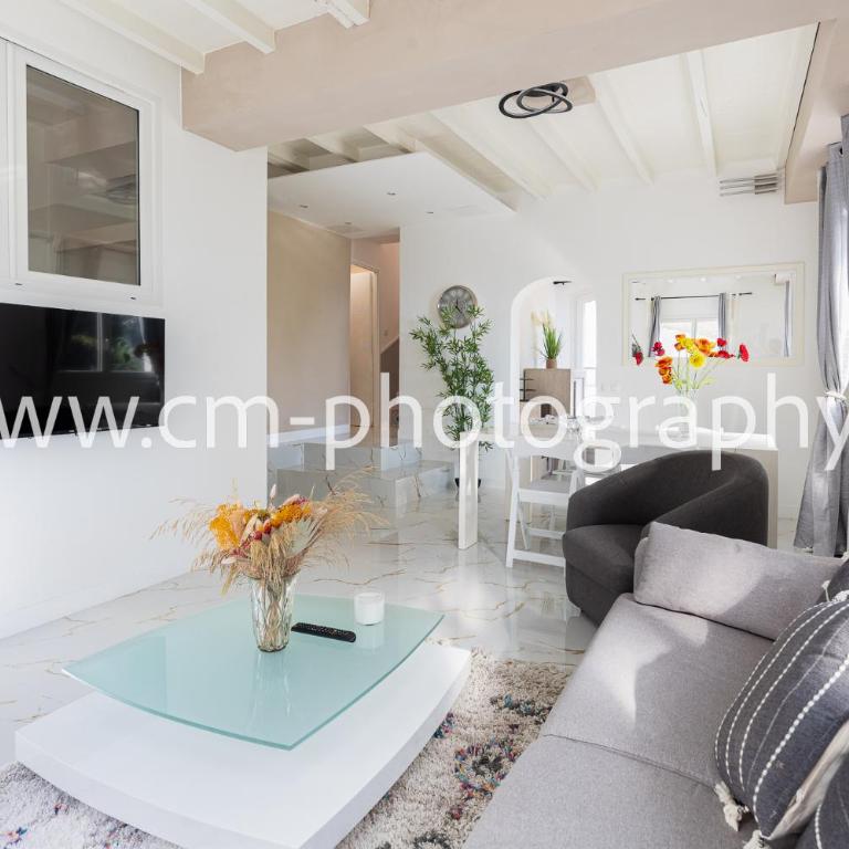 THE WHITE HOUSE BEAUSOLEIL- Monaco Border Waterfall & View of Sea and Monaco - Villa mit 3 Schlafzimmern - 48
