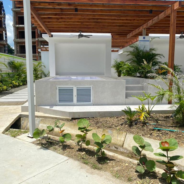 Apartamento 4g Baia Kristal Cartagena - One-Bedroom Apartment with Balcony and Water View - 13