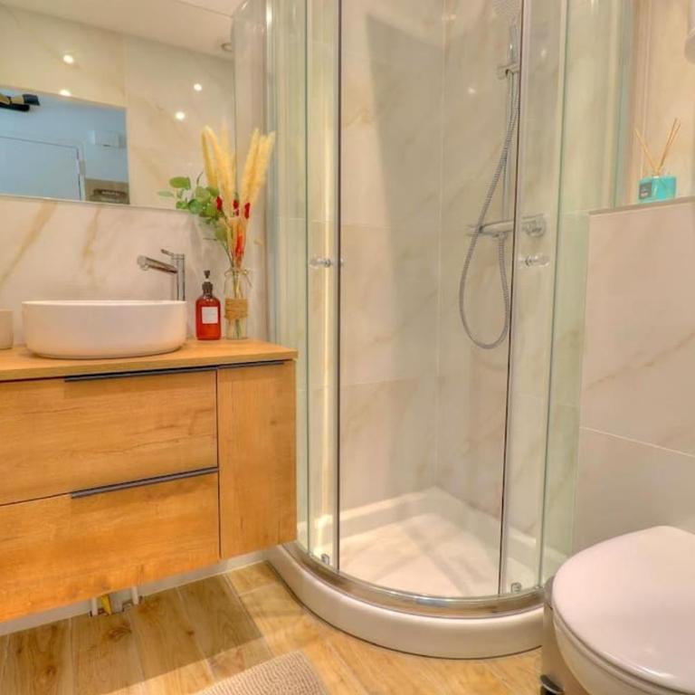Charmant Studio rénové à Antibes, plage à 10 min à pied - One-Bedroom Apartment - 6