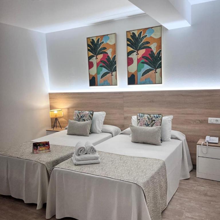 Hotel Romerito - Habitación Doble adaptada para personas con discapacidad - 2 camas - 7