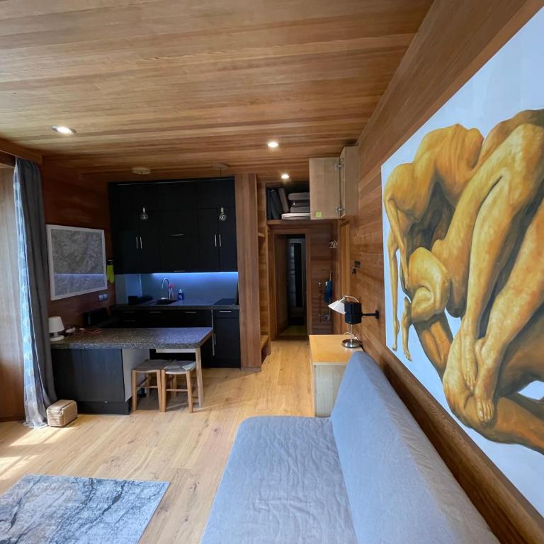 Stylish Alpine Base near Le Tour & Argentière - Apartment mit 1 Schlafzimmer - 4