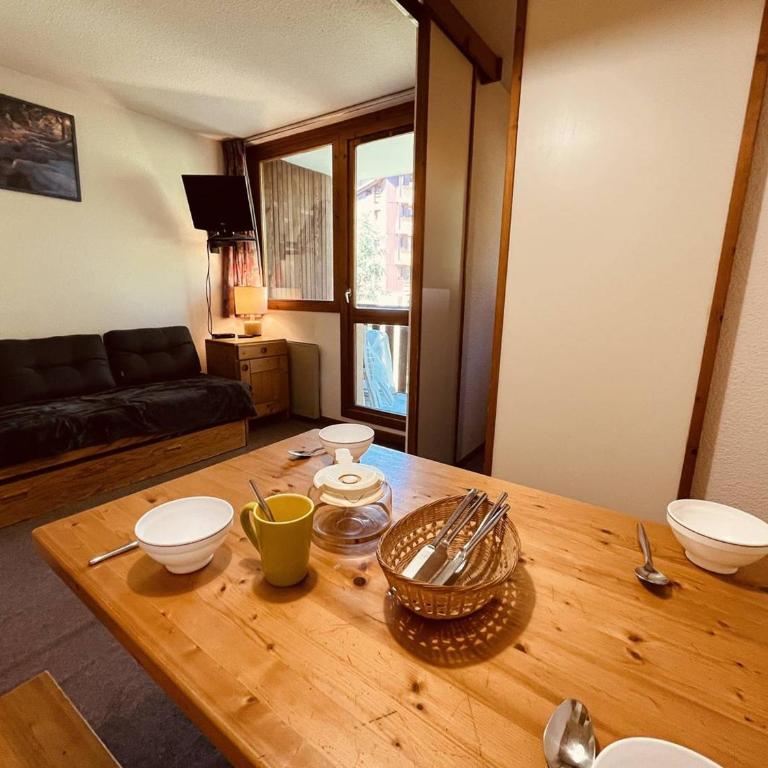 Studio pour 4 pers. proche pistes, balcon, animaux admis - Vallandry - Studio - 6
