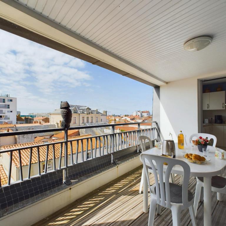 Vue directe port des Sables 4 adultes-2 enfants - Appartamento - 6
