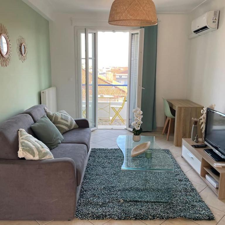 Magnifique appartement 2p à Cannes avec vue mer - Appartement 1 Chambre - 13