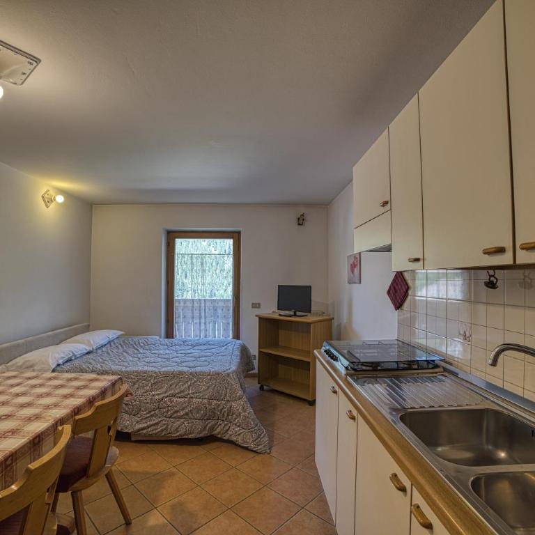 Cèsa Al Bosch - Appartamento con 1 Camera da Letto, Balcone e Vista Montagna - 1