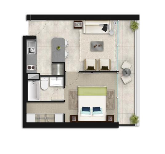 departamento vista herradura - One-Bedroom Apartment - 13