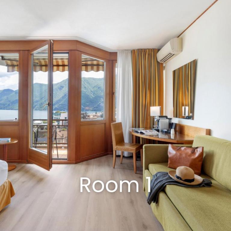 Hotel Delfino Lugano - Suite Panorama con Vista Lago - 11