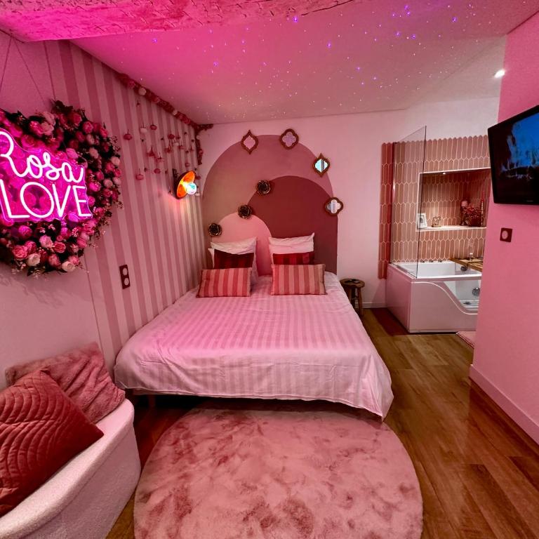 LOVE Room - Balnéo - Ciel Etoilé - Free Wifi - Netflix - Hyper Centre - Appartement 1 Chambre - 7