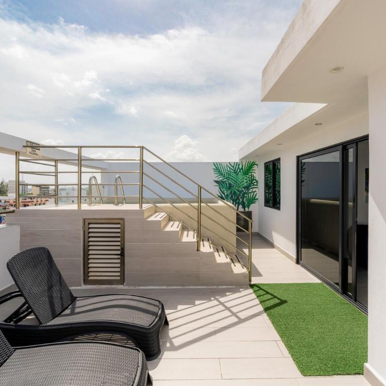 Edén en las alturas Apartamento con terraza y piscina privada - Two-Bedroom Apartment - 4