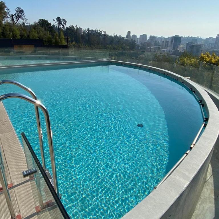 Hermoso y nuevo departamento a pasos de los mejores atractivos de Viña - Apartamento de 1 dormitorio con vistas - 2