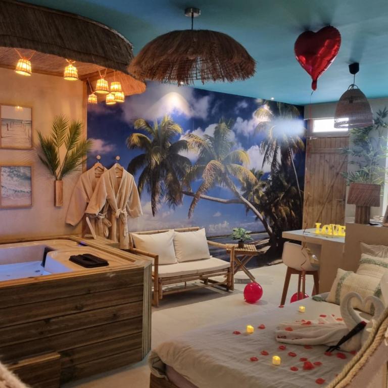 Les Spas de la Mer, Appart&Spa Aloha, 100m de la plage, Plein cœur du Grau - Appartamento con 1 Camera da Letto - 63