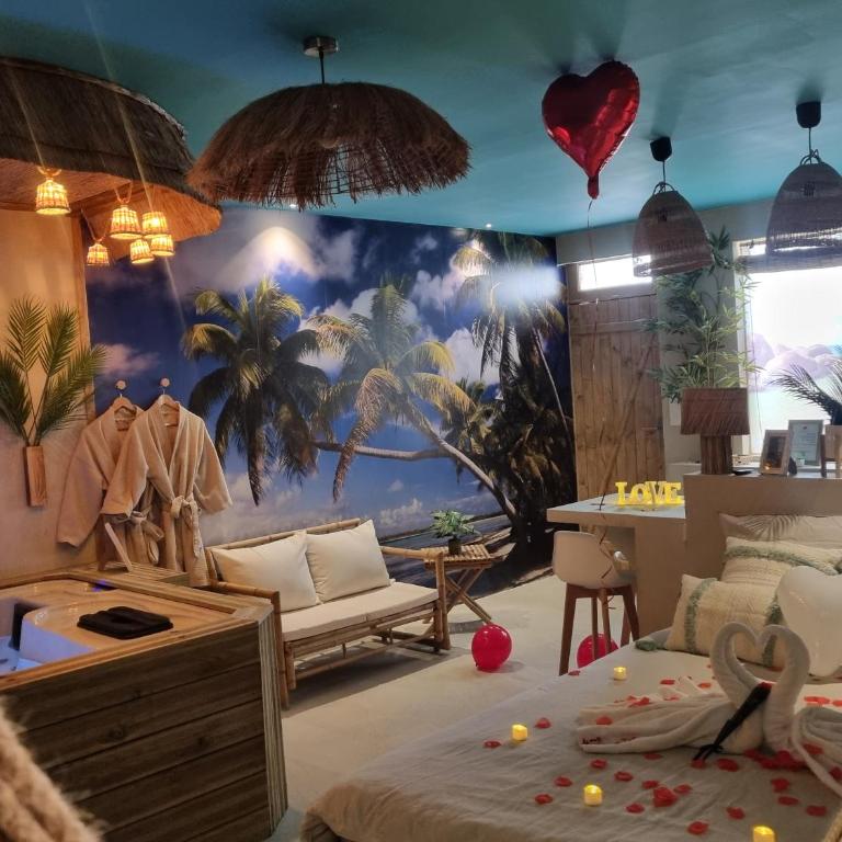 Les Spas de la Mer, Appart&Spa Aloha, 100m de la plage, Plein cœur du Grau - Appartamento con 1 Camera da Letto - 62