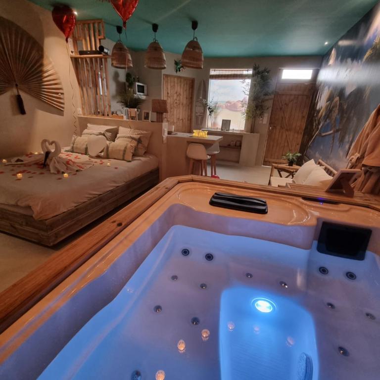 Les Spas de la Mer, Appart&Spa Aloha, 100m de la plage, Plein cœur du Grau - Appartamento con 1 Camera da Letto - 59