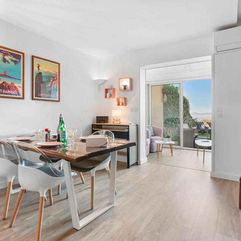 Joli 43m2 , Vue mer , piscine , parking - Apartamento de 1 dormitorio - 23