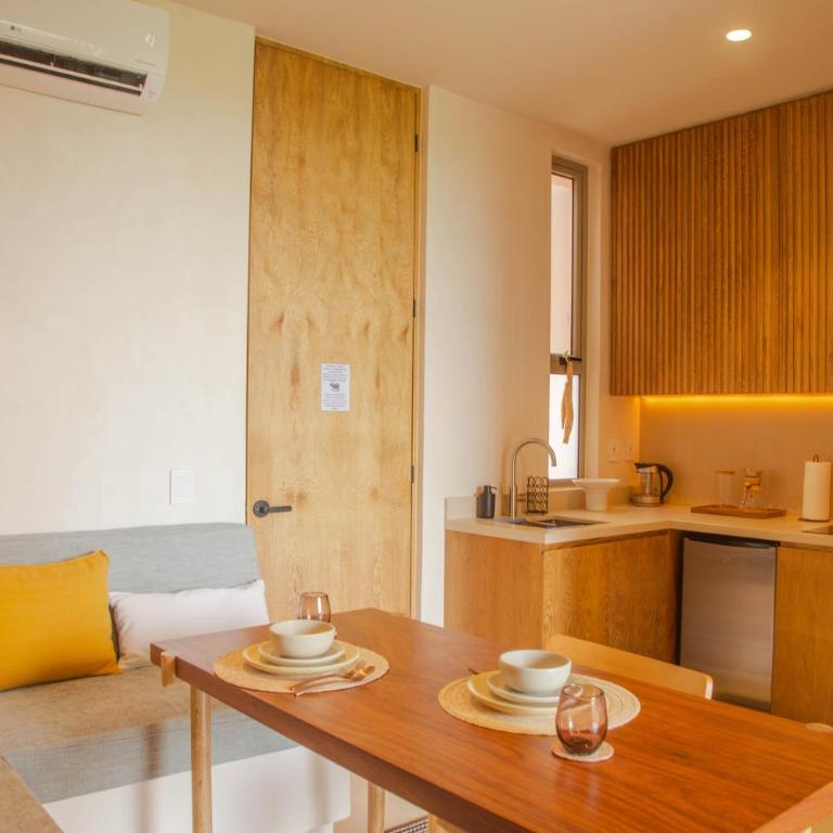 Apartment Aflora Aldea Zama with Pool, Restaurant, GYM, Yoga Beach access - Apartment mit 1 Schlafzimmer - 8
