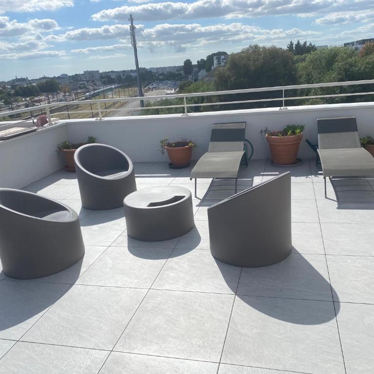 Vannes gare roof top haut standing 4 à 8 pers tout inclus - Appartement - 27