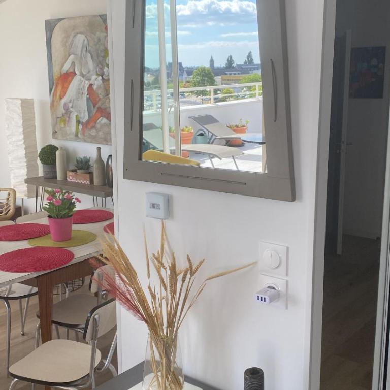 Vannes gare roof top haut standing 4 à 8 pers tout inclus - Appartement - 32