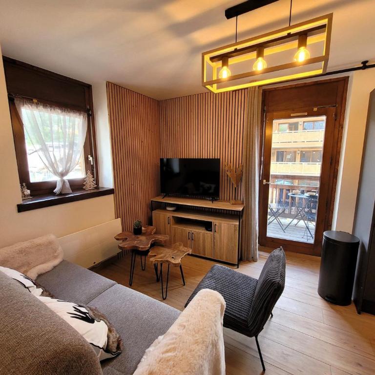 Appartement rénové centre Les Gets, 4 pers, balcon - FR-1-598-174 - Appartamento - 3