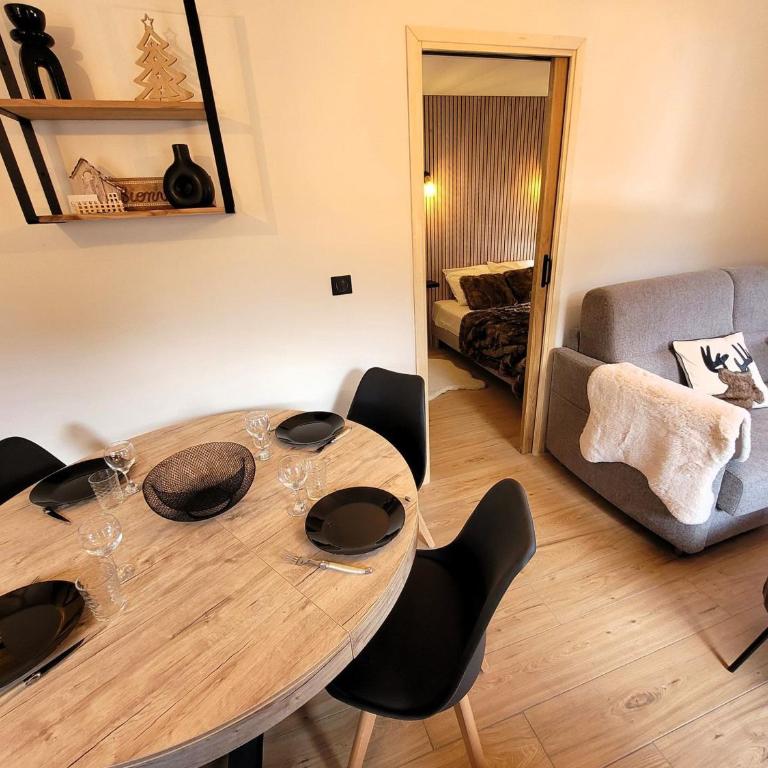 Appartement rénové centre Les Gets, 4 pers, balcon - FR-1-598-174 - Appartamento - 5