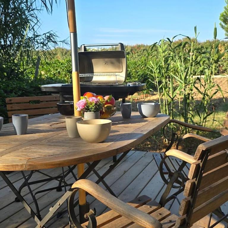 Domaine des Lions - Gîte en duplex confortable pour 4p vue vignes avec terrasse - Casa de 2 dormitorios - 3