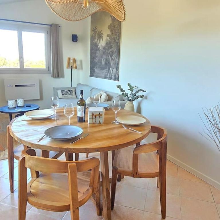 Domaine des Lions - Gîte en duplex confortable pour 4p vue vignes avec terrasse - Casa de 2 dormitorios - 6