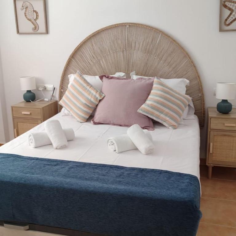 Ático Mojacar Playa 1ª Linea - Piscina abierta todo el año, Wifi, Garaje, Golf cerca - Apartamento con 3 dormitorios - Frente al océano - 15