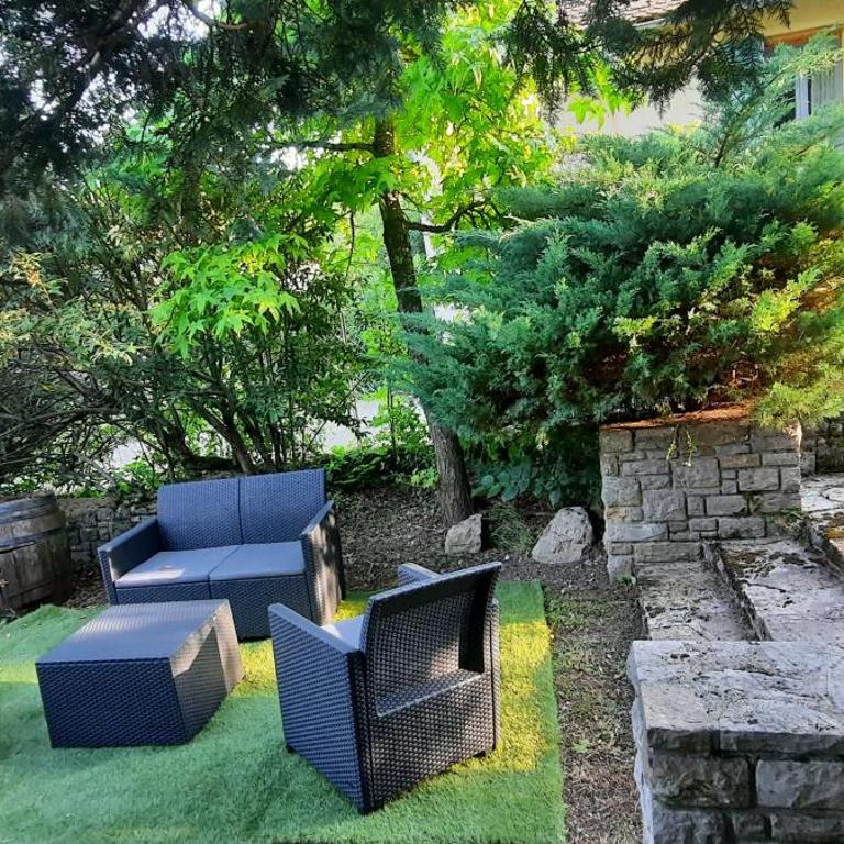 Les Vagabonds du Mont - Chambre Double ou Lits Jumeaux Standard - Vue sur Jardin - 24